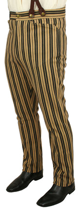 Placerville Trousers - Tan/Black Stripe