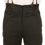 Monroe Brushed Cotton Trousers - Walnut