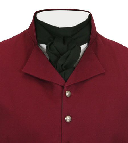 Cotton Regal Cravat - Black