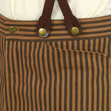 Eldridge Stripe Trousers - Black/Brown