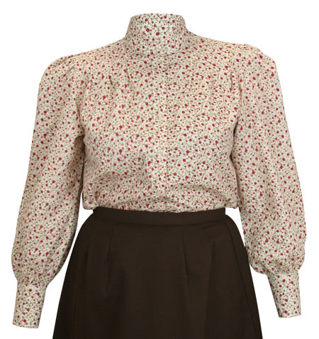 Somerset Blouse - Cream Floral