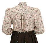 Somerset Blouse - Cream Floral