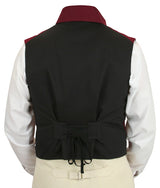 Granville Regency Vest - Burgundy