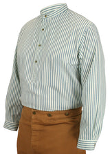 Bartlett Shirt - Blue Ticking Stripe
