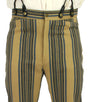 Khaki/Blue Stripe
