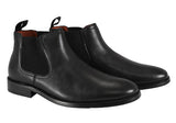 Faux Leather Congress Gaiter - Black