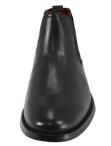 Faux Leather Congress Gaiter - Black
