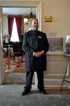 Docent at the First White House of the Confederacy