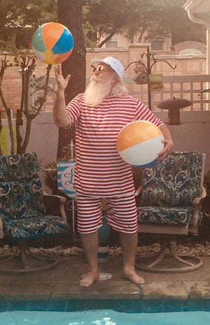 Poolside Santa