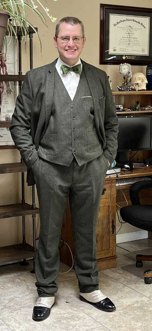 Smart Green Tweed