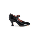 Anna May 1920s Mary Jane High Heels - Black