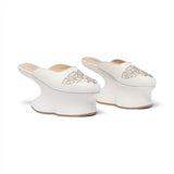 Isabella Venetian Chopines (Ivory)