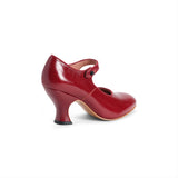 Anna May 1920s Mary Jane High Heels - Oxblood