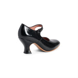 Anna May 1920s Mary Jane High Heels - Black