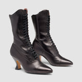 Edith Edwardian Boots (Black)