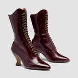 Edith Edwardian Boots (Cordovan)