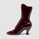 Edith Edwardian Boots Wide (Cordovan)