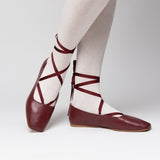 Bronte Slippers (Black Cherry)