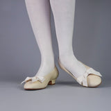 Waltz Edwardian Slipper - Cream