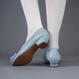 Waltz Edwardian Slipper - Pale Blue