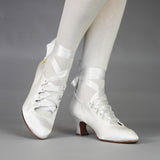 Foxtrot Edwardian Pump (Soft White)