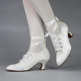 Foxtrot Edwardian Pump (Soft White)