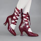 Tango Edwardian Boot (Black Cherry)