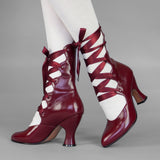 Tango Edwardian Boot (Black Cherry)