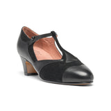 Doris 1920s Pumps - Black