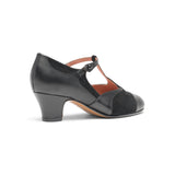 Doris 1920s Pumps - Black
