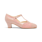 Doris 1920s Pumps - Blush Pink