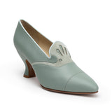Elsie Edwardian Pumps (Seafoam)