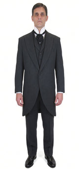 Callahan Three-Piece Traditional Morning Suit (Tall Length) - Charcoal