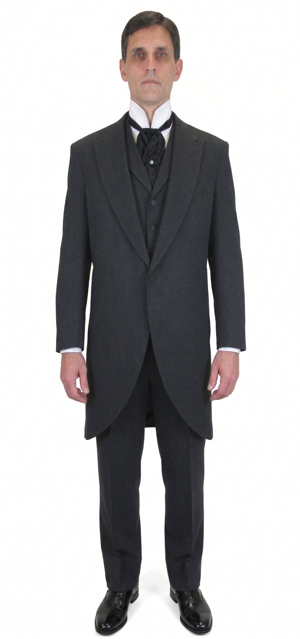 Callahan Three-Piece Traditional Morning Suit (Regular Length) - Charcoal