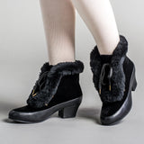 Alpen Retro Winter Booties - Black