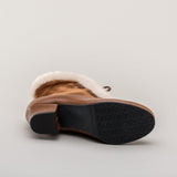 Alpen Retro Winter Booties - Brown/Ivory