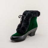 Alpen Retro Winter Booties - Emerald/Black