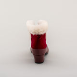 Alpen Retro Winter Booties - Oxblood/Ivory