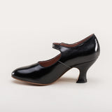 Anna May 1920s Mary Jane High Heels - Black