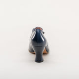 Anna May 1920s Mary Jane High Heels - Navy