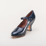 Anna May 1920s Mary Jane High Heels - Navy