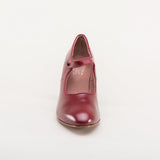 Anna May 1920s Mary Jane High Heels - Oxblood