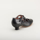 Astoria Edwardian Leather Shoes (Black)
