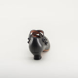 Astoria Edwardian Leather Shoes (Black)