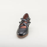 Astoria Edwardian Leather Shoes (Black)