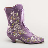 Flora Women's Embroidered Boots (Lavender)