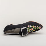 Primrose 18th Century Shoes (Black)