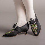 Primrose 18th Century Shoes (Black)