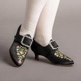 Primrose 18th Century Shoes (Black)