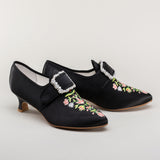 Primrose 18th Century Shoes (Black)